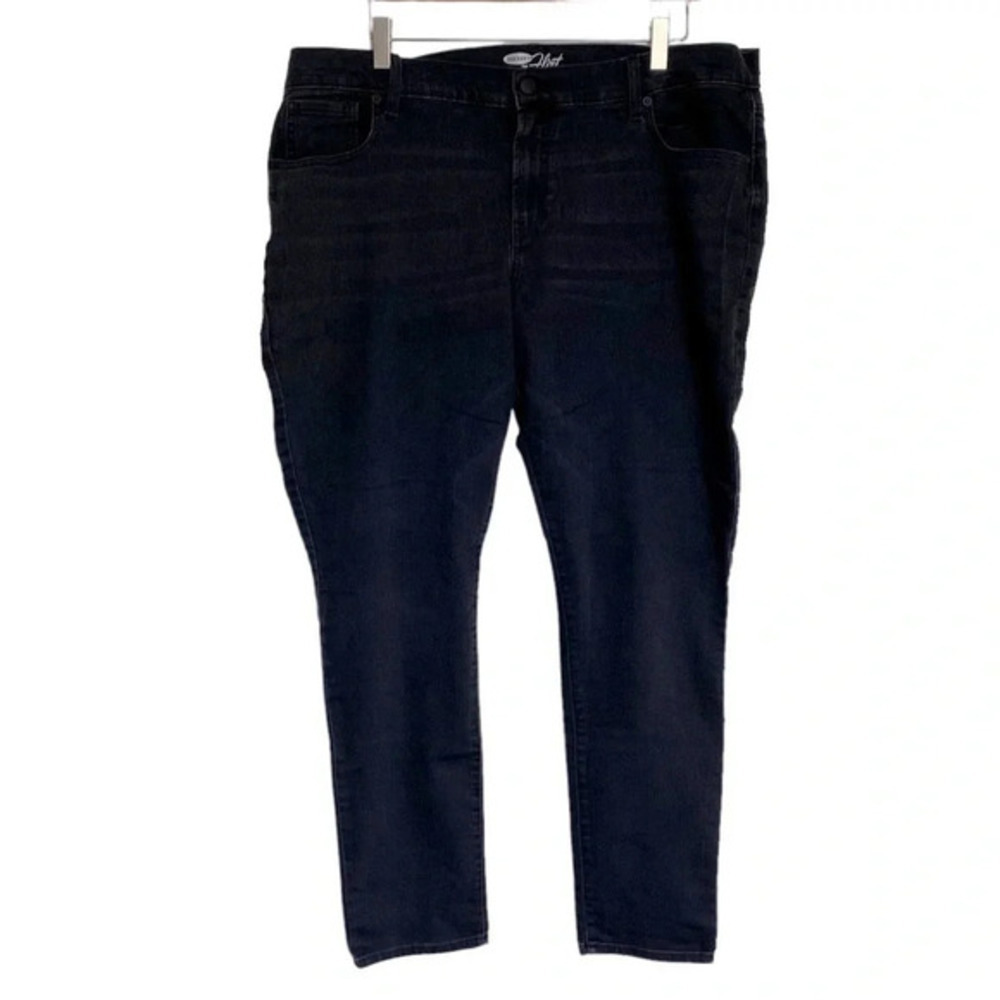 Old Navy The Flirt Jeans 16 Regular Dark Wash Mid Rise Straight Leg Denim‎